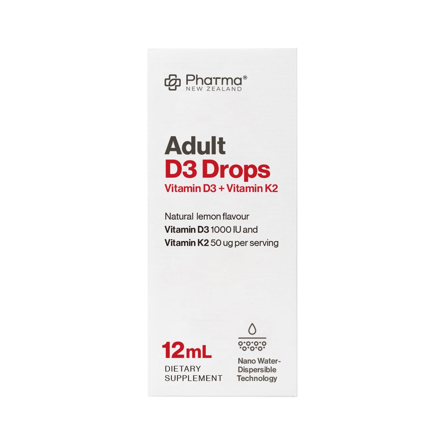 Adult D3 Drops with K2